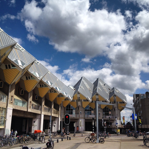 Kubushäuser in Rotterdam